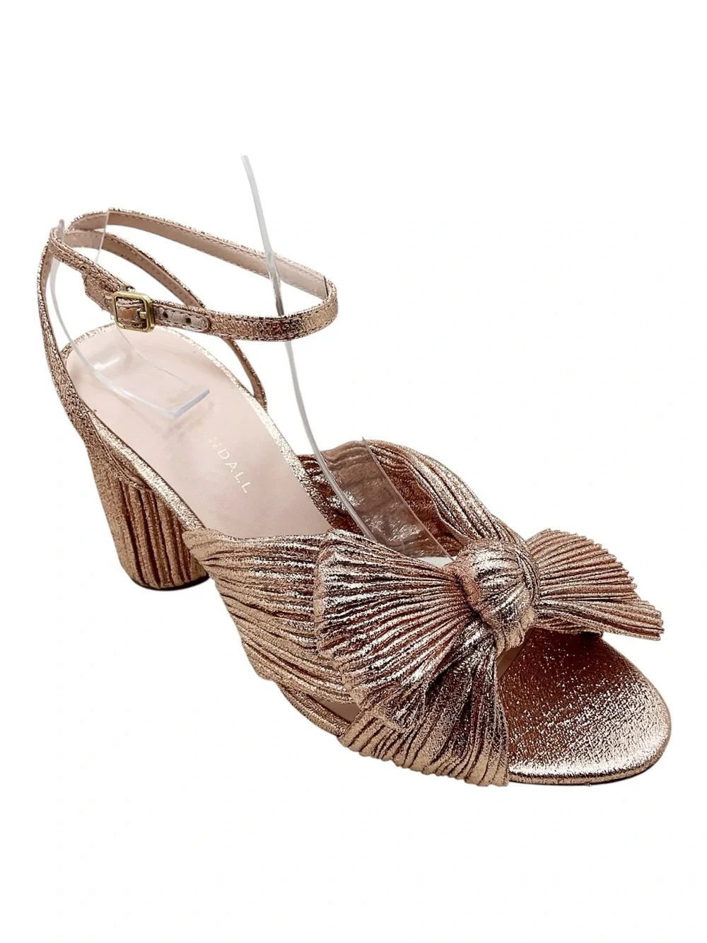 🆕{Loeffler Randall} Camellia Dune Metallic Copper Sandals